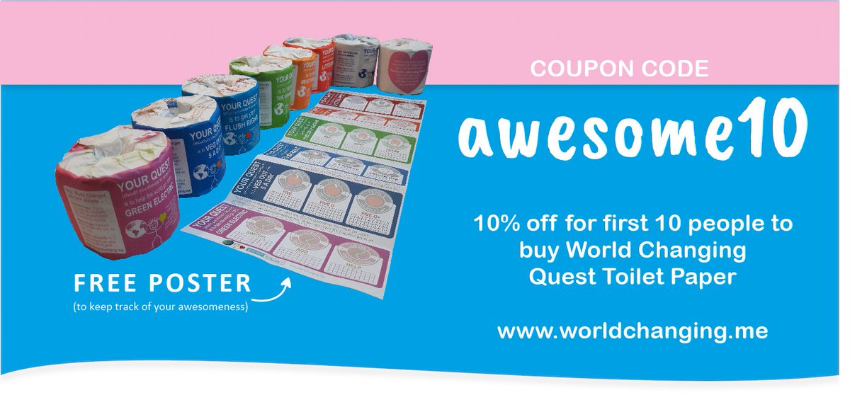 WorldChangingMe's tweet photo. Our new website is now live. To celebrate we are offering 10% off the first 10 orders with code: awesome10 https://t.co/iCkPs0NwhB #plasticfree #zerowaste #recycled #quests #UKmade https://t.co/ClA0cx5mjd