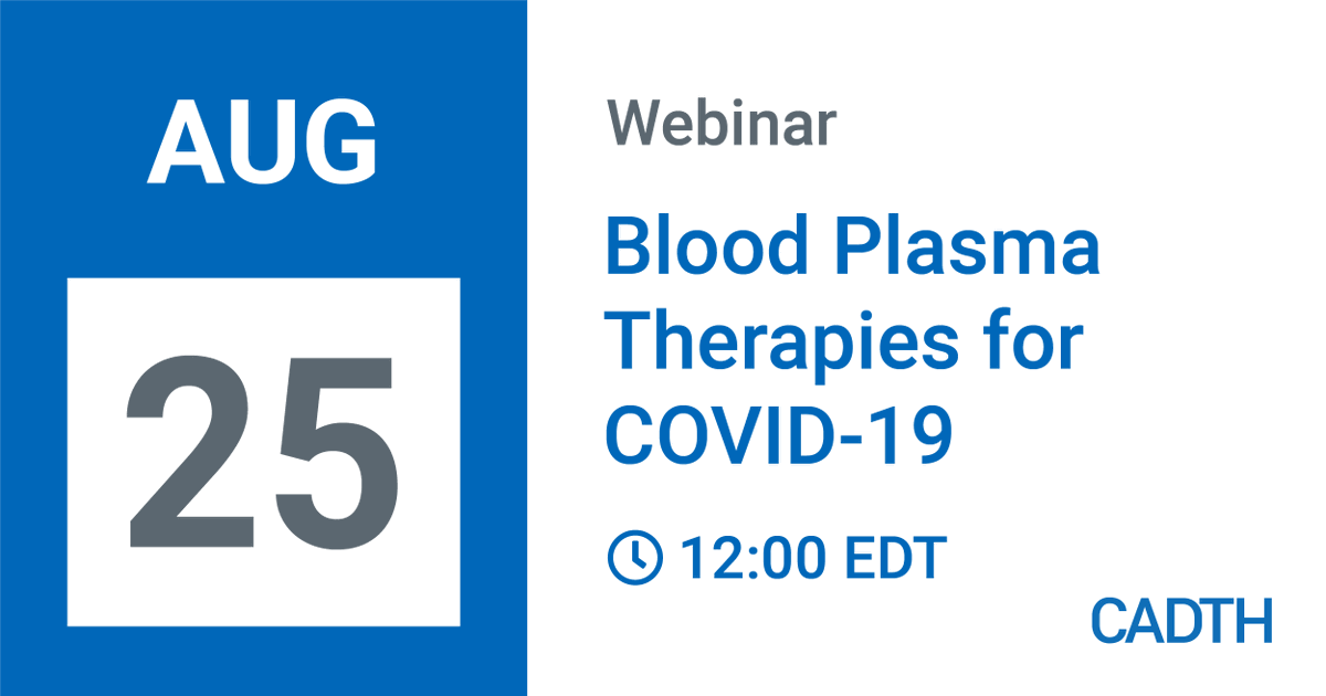 CDA_AMC's tweet photo. Below the radar, researchers are exploring many other treatment options for #COVID19, including a century old therapy that has been used to combat outbreaks of polio, measles, mumps &amp; influenza. Join our webinar on “#BloodPlasma Therapies For COVID-19” 👉 https://t.co/nOINxF9Nyj https://t.co/BRxbNHIpOy