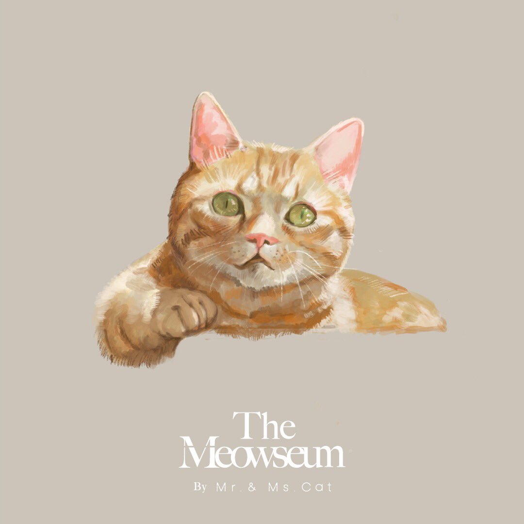 mr_ms_cat's tweet photo. ＼ The Meowseum 出展参加者募集中
8月31日(月)まで ／

愛猫のお写真から肖像画を制作し、オンライン展覧会にて公開。
@hanae0626 さんの愛くるしい愛猫さんをサンプルで描いてみました🐈
詳細は▷ https://t.co/SFJG9dbwM9

#meowseum #ミャオジアム #猫とアート #デザイン #ねこ #猫 #cat #花江夏樹 https://t.co/iwCpFyxej9