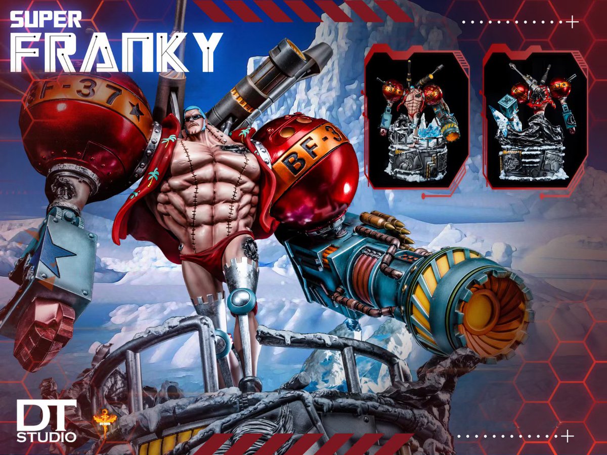 MundoKame's tweet photo. DT Studio – Franky
- 259 € sin contar los gastos de envío!
- Medidas: alto, ancho, largo: 53 cm, 36 cm, 30 cm
- Lanzamiento: Q1 2021
- Nota: el siguiente personaje será Sanji
- PO abierto!

#DTStudio #ONEPIECE #onepieceスタンプ使ってみた #ONEPIECEスタンプ #Franky https://t.co/ahoYqoAqnw