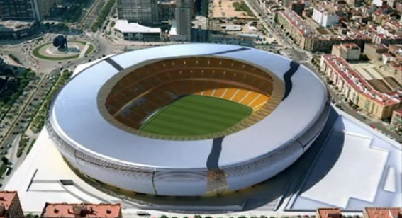 En 2013, llegó Amadeo Salvo a la Presidencia con una nueva propuesta de Estadio Nou Mestalla. Se eliminaban las pistas de atletismo y se reducía el aforo a 60.000 pero el Estadio seguía siendo Lo Millor del Mon.