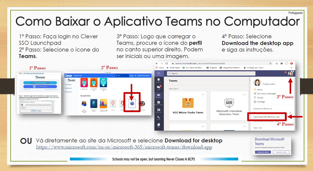 BrowardESOL (@browardesol) on Twitter photo Translated step by step directions Downloading Microsoft Teams Desktop App onto a computer. <a href="/browardschools/">Broward Schools</a> #AllLanguagesConnectedVirtuallyForSuccess #Spanish #HaitianCreole #Portuguese Translated step by step directions Downloading Microsoft Teams Desktop App onto a computer. <a href="/browardschools/">Broward Schools</a> #AllLanguagesConnectedVirtuallyForSuccess #Spanish #HaitianCreole #Portuguese