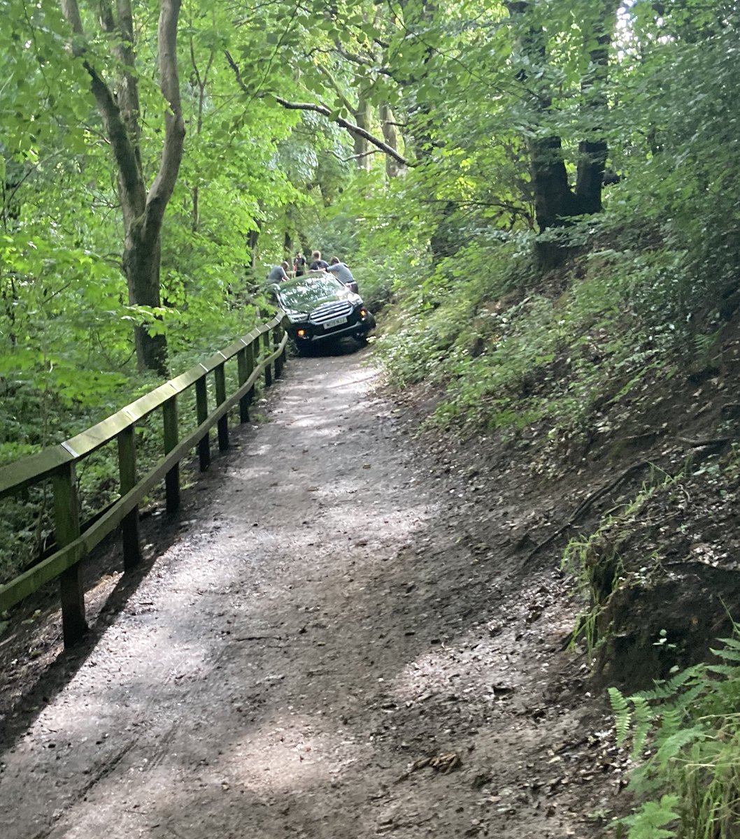sameverett203's tweet photo. @GMPPrestwich abandoned car in the clough on the top path https://t.co/cgnpD7F2UC