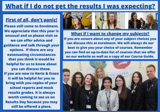 HandE6Induction's tweet photo. Below are 3 slides containing the Enrolment key information. Even if you are unhappy with your results,  please come and see us on Thursday so we can meet with you and discuss your options. Of course, everything will be done safely and at a social distance. Mr Marlow https://t.co/fnNMCGeCUT