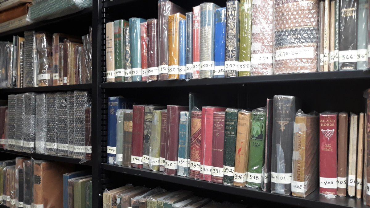 brevardmuseum's tweet photo. In my opinion, the scent of antique books is sweeter than any perfume. One of my favorite places in the Brevard Museum is this room full of antique books primarily about Florida history. This library has hundreds of rare books in it, along with that wonderful old book smell. https://t.co/4rUSzQQgaw