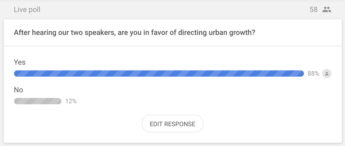 Nobody agrees with Wendell Cox