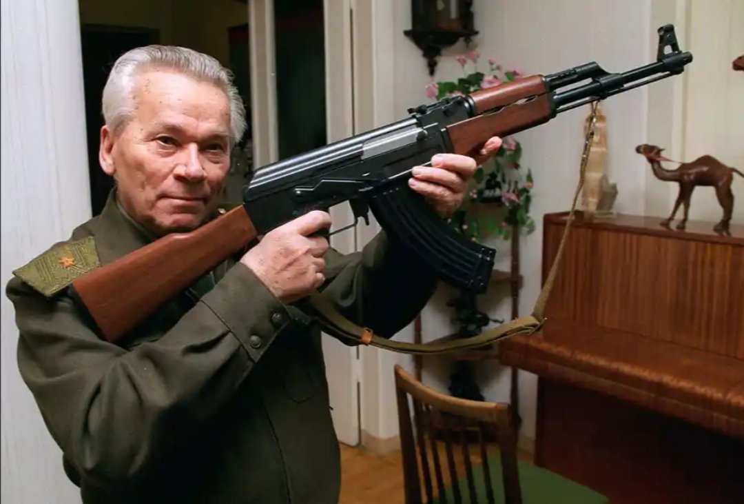 walespolecon's tweet image. "Blame the Nazis for making me become a gun designer. I always wanted to construct agricultural machinery." - Mikhail Kalashnikov