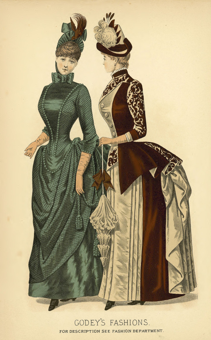1880s women's fashion