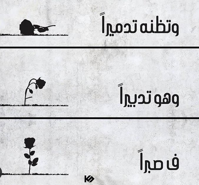 وتظنه تدميرًا
وهو تدبيرًا 
ف صبرًا