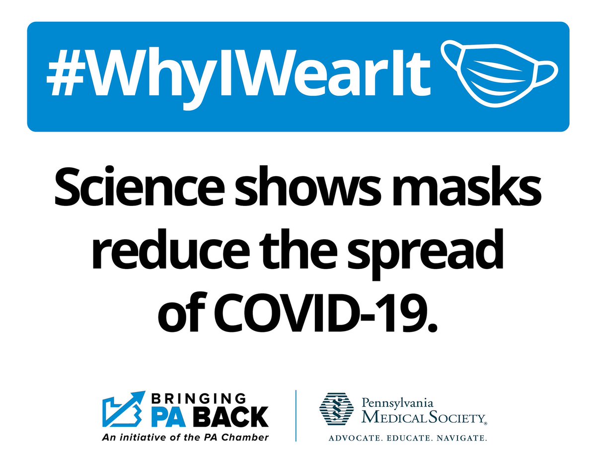 emilylavell's tweet photo. This is #WhyIWearIt! To protect my loved ones, colleagues, and community. #MaskupPA @PAMEDSociety @templemedschool @TempleHealth https://t.co/M8cme7EUEy