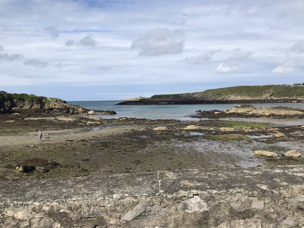 FizzMurphy's tweet photo. Betsan and I loving a bit of #CemaesBay today! #anglesey https://t.co/6NLuuPan6x