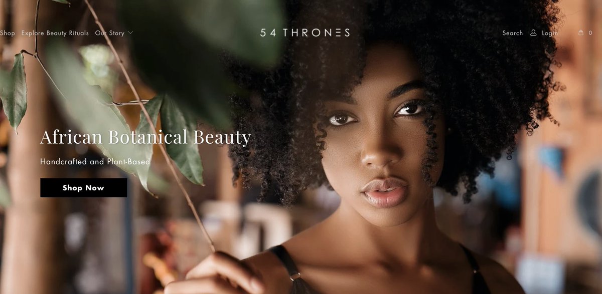 Step 1: Website RebrandingThe original website needed some work and Christina set out to change the vibe. Design is critical, and even more so with a beauty product where emotion drives decision making.Old Site banner            | New site banner