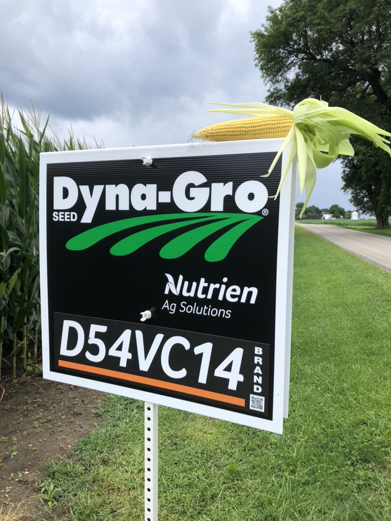 Dyna-Gro high yield, enough said !!!! @NutrienAgRetail @GretaGrayHacker @rileylaber @DynaGroSeed @NutrienEast @growloveland @NationalCorn #PhotoTheField