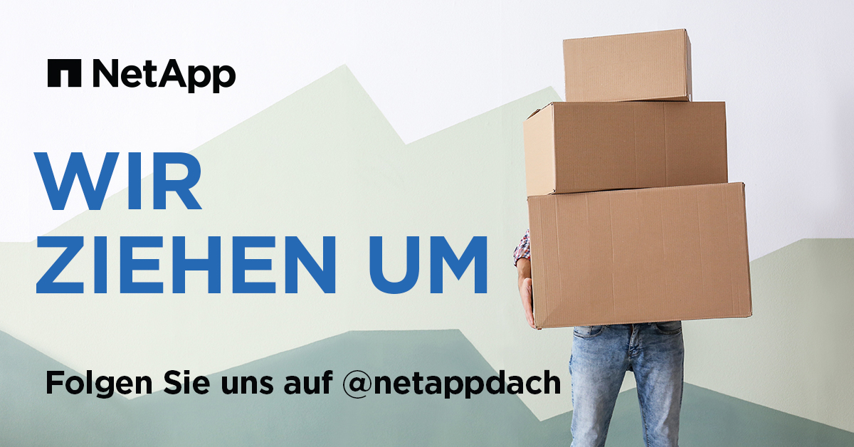 NetAppSchweiz's tweet image. Große Veränderungen kündigen sich an! Wir ziehen um, sind aber weiterhin nur einen Klick entfernt. Bleiben Sie auf dem Laufenden über aktuelle Nachrichten, Erkenntnisse und Innovationen aus Deutschland, Österreich und der Schweiz, indem Sie @NetAppDACH folgen. Wir sehen uns dort!