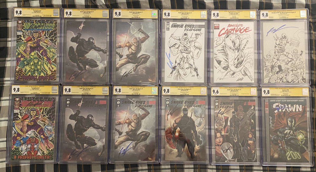 mindfawk's tweet image. From #YoungBlood to #SnakeEyes to #AbsoluteCarnage to #Spawn to #Deadpool, @robertliefeld continues to deliver. Always comfortable buying from his online store or his buddies over at @keycollectible. Never a disappointment!