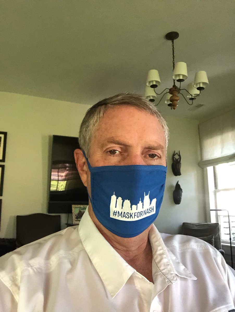 bfrist's tweet photo. In the absence of a vaccine or cure, wearing a mask is our best protection against the spread of the coronavirus. 
#MaskforNash https://t.co/Bt37I9C23z