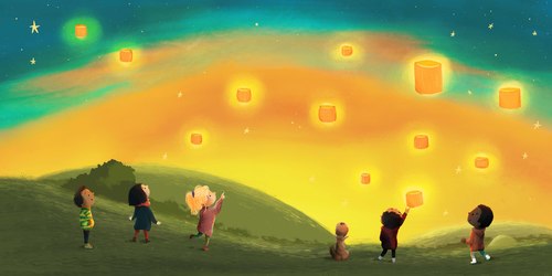 BrightAgencyUS's tweet photo. Happy #BookBirthday to HELLO, LITTLE DREAMER by @KathieLGifford and illustrated by #BrightArtist @DoodleAnni 🥳🎉 This dreamy story encourages readers to embrace their God-given purpose in life. ✨ @ThomasNelson https://t.co/46xsdsR9C9