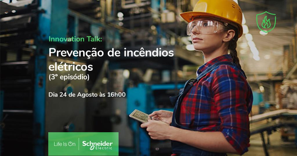 SchneiderElecBR's tweet photo. Participe no dia 24/08 do nosso 3º episódio nossa websérie “Innovation Talk: Prevenção de incêndios elétricos”. O tema será sobre Barramento Blindado.
Horário: às 16h00
Não perca: https://t.co/jvDRu1yR0H
#EcoStruxure #Safety #PowerStory #LifeIsOnbraz https://t.co/KdBx7VyCJw
