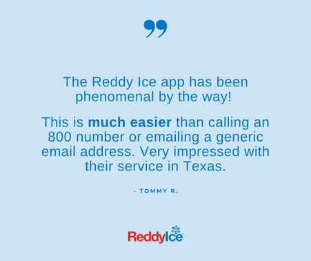 ReddyIce's tweet photo. Leverage our Reddy Ice #app to quickly & effortlessly take advantage of a variety of account management features at your fingertips.
#android #iOS #ecommerce #getice #buyice https://t.co/8blgW4yuH5
