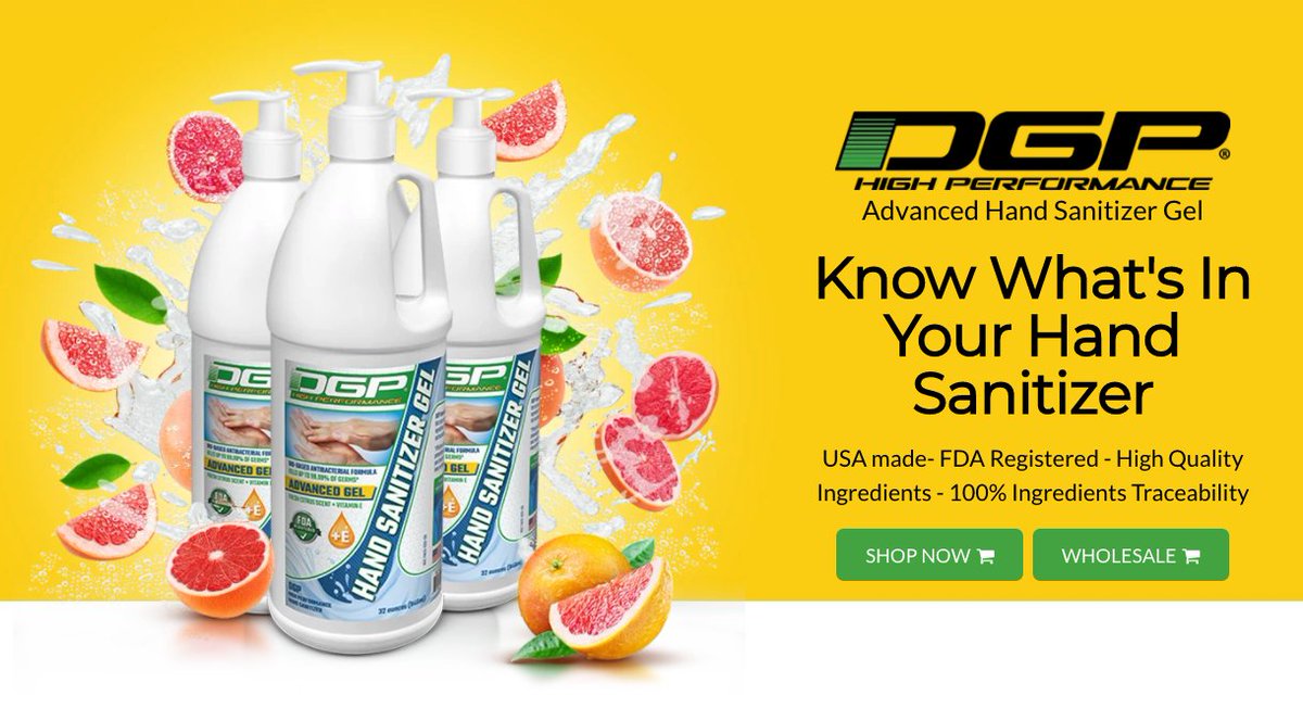 Looking for a high-quality, pleasant smelling hand sanitizer? Please take a look here: shop.dgpworks.com

You'll be happy you did!!!