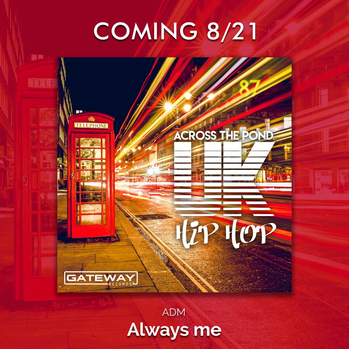 RealADM_HipHop's tweet image. EXCITING NEWS
I have my latest single "Always Me" being released by record label as part of Gateway Records upcoming album "Across The Pond UK Hip-Hop" which will be dropping this Friday!!
Follow Me and Gateway Records if youd like to stay updated!! #AcrossThePond #Gatewayrecords