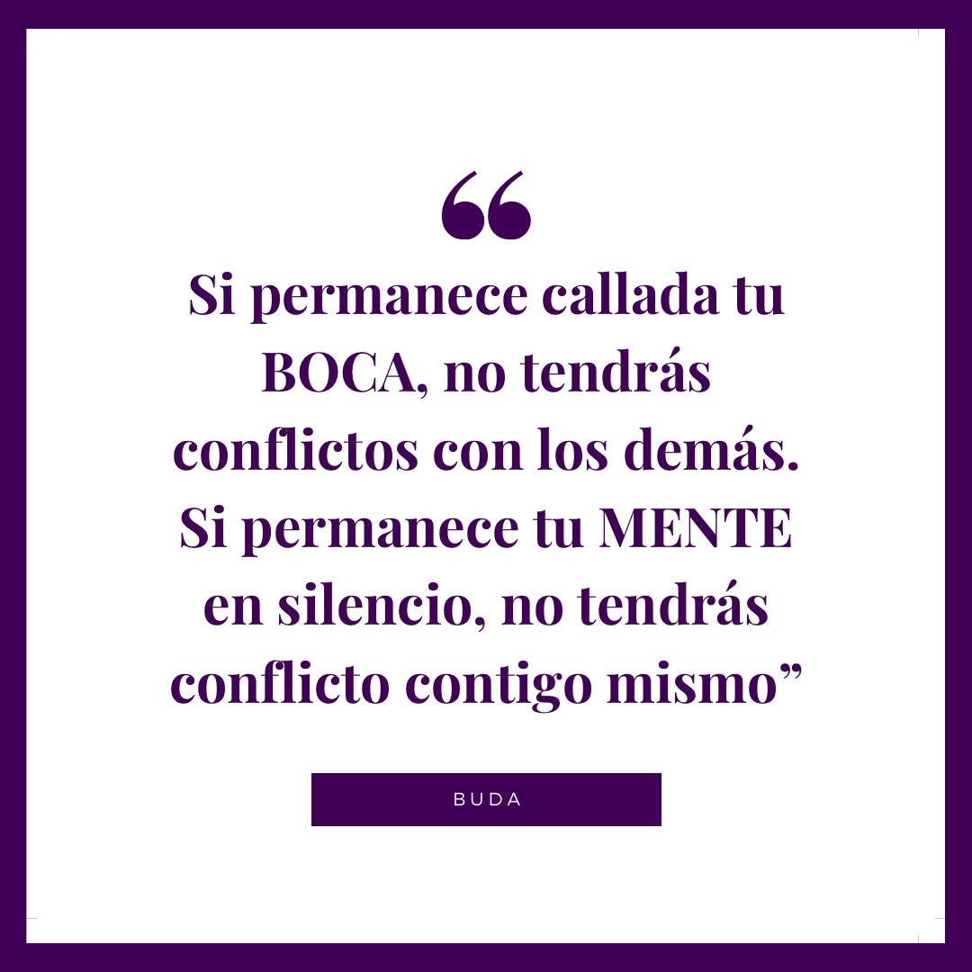 vision_especial's tweet photo. Excelente día para tod@s 🙏🏼
.
“Si permanece callada tu BOCA, no tendrás conflictos con los demás. Si permanece tu MENTE en silencio, no tendrás conflicto contigo mismo”
.
#frases #motivaciondiaria #superaciónpersonal #bhudda #love #pensamiento #budismo #reflexiones #motivacion https://t.co/fjlNZphA5c