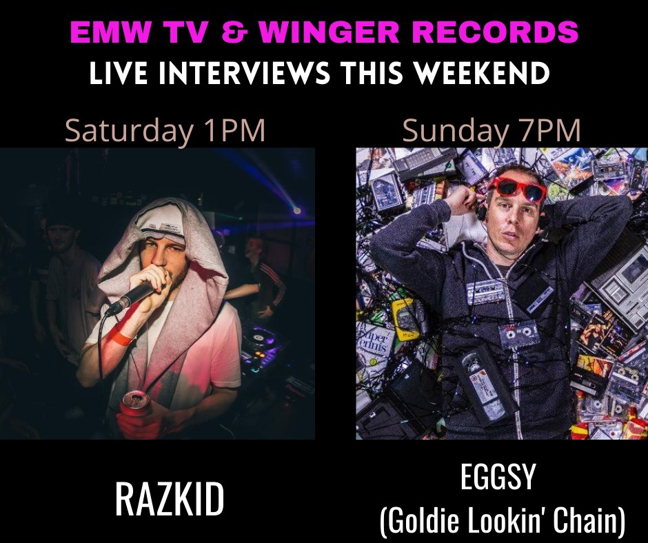 WingerRecords's tweet image. This weekend we will be interviewing @_Razkid and @EggsyGLC !! 

With @EMWBlog 

Feel free to submit questions below!

#hiphop #interviews #emwtv #eggsy #razkid #goldielookinchain #livestream #electronicmusicwales #wales #wingerrecords #rap