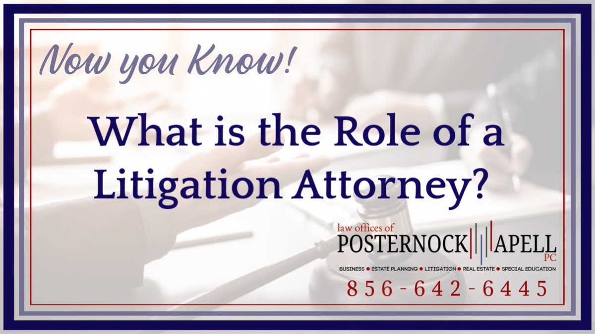 PosternockApell's tweet image. “I think what makes us stand apart from others is our ability and desire to work matters through resolution if possible, but if necessary we will pursue the litigation aspect.” - Diana Sever  📹  wfy.ai/3g9qjPt    ⚖️ #litigationinnj #resolutionfirst #litigationinfo