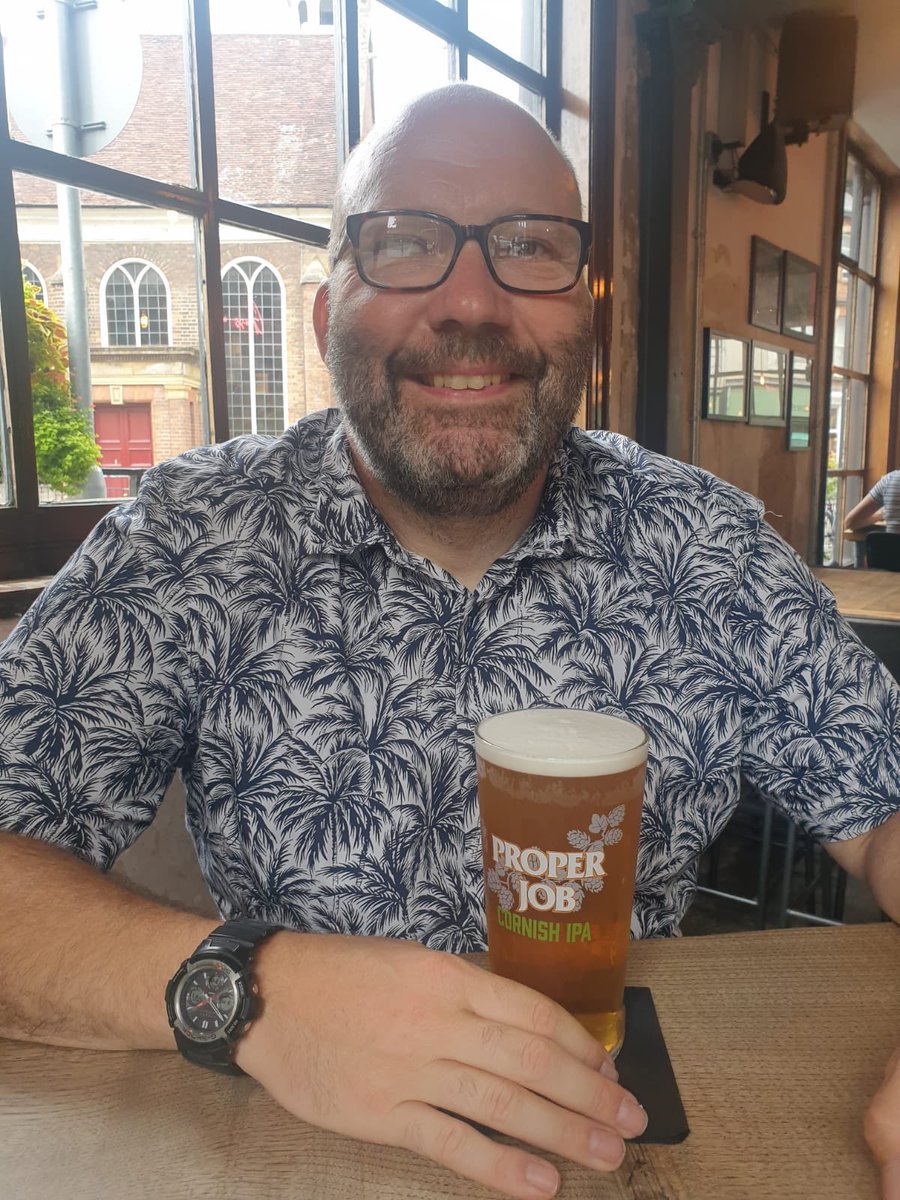 <a href="/BreweryHartel/">Hartel Brewery</a> Lovely pint on cask!! <a href="/properjobale/">Proper Job Ale</a>