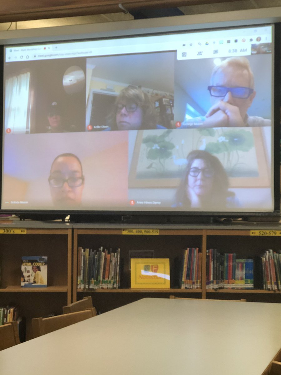 COVID doesn’t stop our learning. We are distant but together in professional growth. #oneccps #dedicateddavisdragons