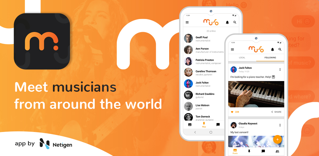 Netigenpl's tweet photo. MuSo, our new social platform for musicians! #mobile #app #socialmedia #Android #AndroidDev #musician #community 
https://t.co/1AKMJeCy3X https://t.co/IB4EIh6HNz