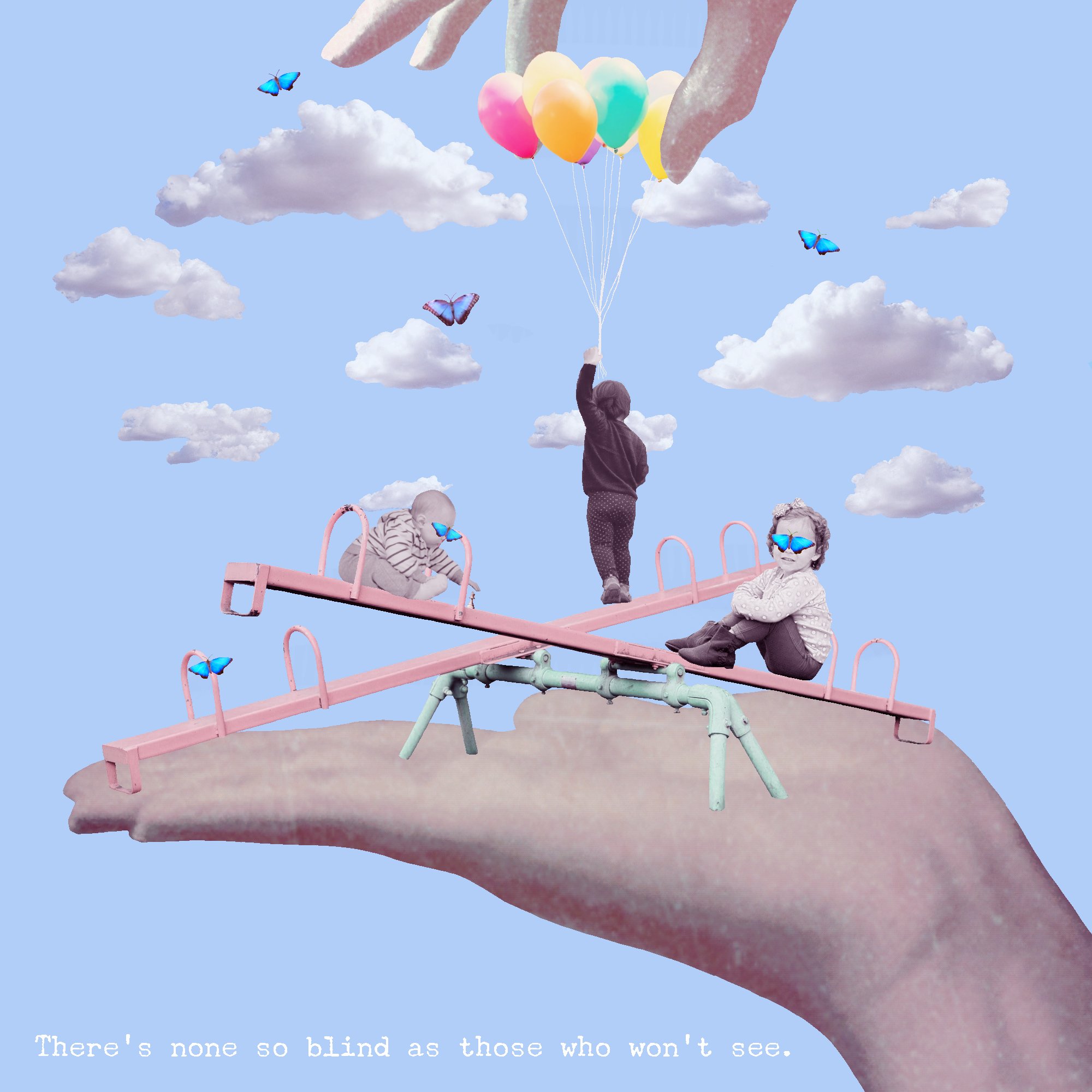 ないものねだり 新作 Marionette Suzuri にて販売開始しました 一見メルヘンなデザインに見えますが 人は誰しも誰かの手の平の上だというメッセージを込めました 英訳などの簡単な解説はリプライに 雲有り無し 背景透過の3パターンありますよー