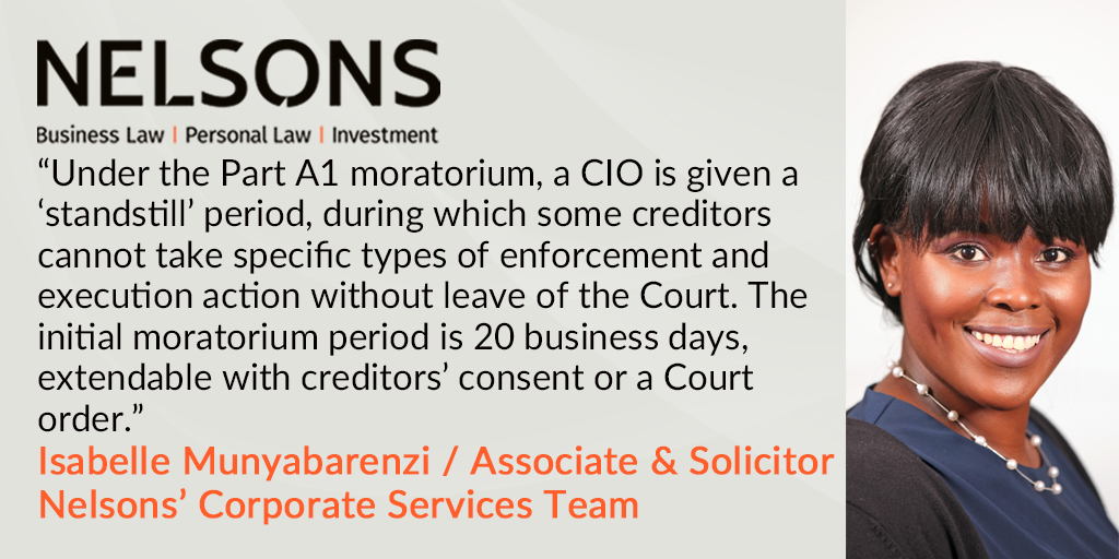 Nelsons_Law's tweet photo. With the introduction of the #CorporateInsolvencyandGovernanceAct, a new moratorium procedure has come into force which offers #CharitableIncorporatedOrganisations breathing space from #debtenforcement action. Our #blog outlines what this means for #CIOs: https://t.co/jeRLNL6bXn https://t.co/vN7upPRAC4
