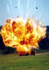 A "truck bomb" is essentially an “airburst bomb”. US Special Forces loaded these two light trucks with 1000 lb ANFO each & then filmed detonation w/high-speed cameras showing a clear air gap between vehicle chassis & the road in both cases39/