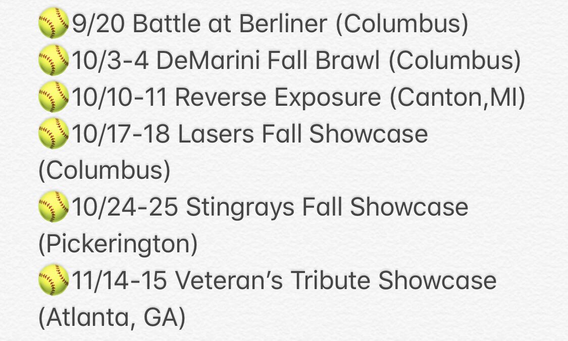 Ohio USSSA Pride 15U Silver tweet media