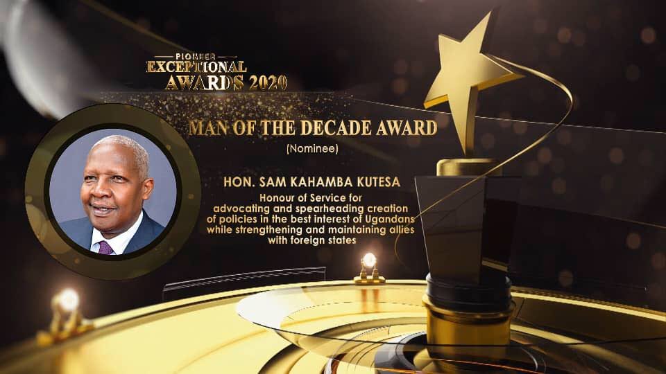 EDWFug's tweet photo. Hon. Sam Kahamba Kutesa is nominated for his service for advocating and spearheading creation of policies in the best interest of Ugandans while strengthening and maintaining allies in foreign states.
#Exceptionalawards
#eas2020
#unsungheroes
#ManOfTheDecadeAward https://t.co/w6VYyz8F5y