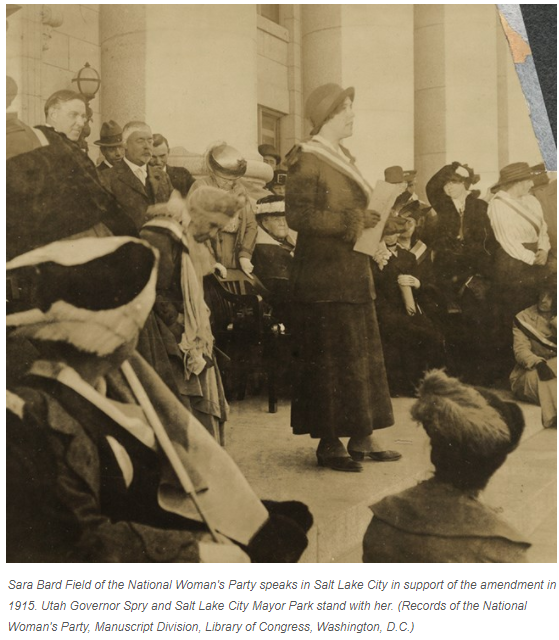 UTAH (September 30, 1919) https://www.utahwomenshistory.org/2018/02/receiving-losing-and-winning-back-the-vote-the-story-of-utah-womens-suffrage/