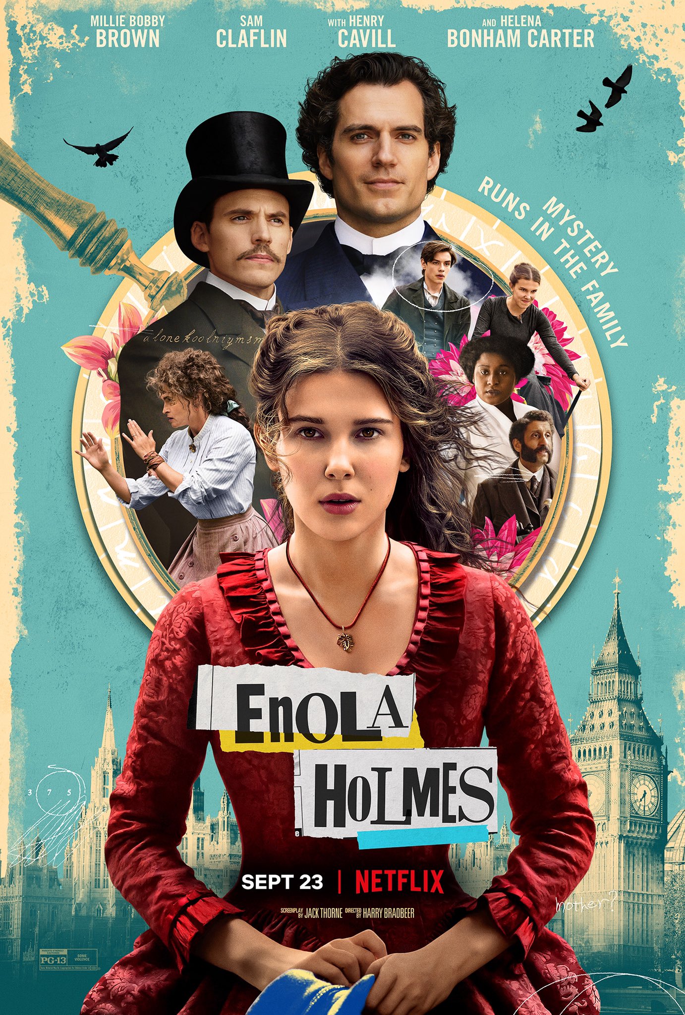 NetflixFilm on Twitter: "Who is she?! 🔎 Millie Bobby Brown is ENOLA HOLMES, only on Netflix 23 September.… "