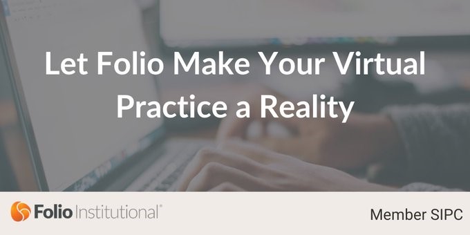 FolioAdvisor's tweet photo. Folio’s advanced #custodial, #brokerage, and #FinTech platform can help accelerate your transition to a comprehensive #digital practice. Find out how: https://t.co/RRp6u5IgrO

#FinanceTwitterJa #finance #fintech #RIA #Advisors https://t.co/4jJK8Lmmus