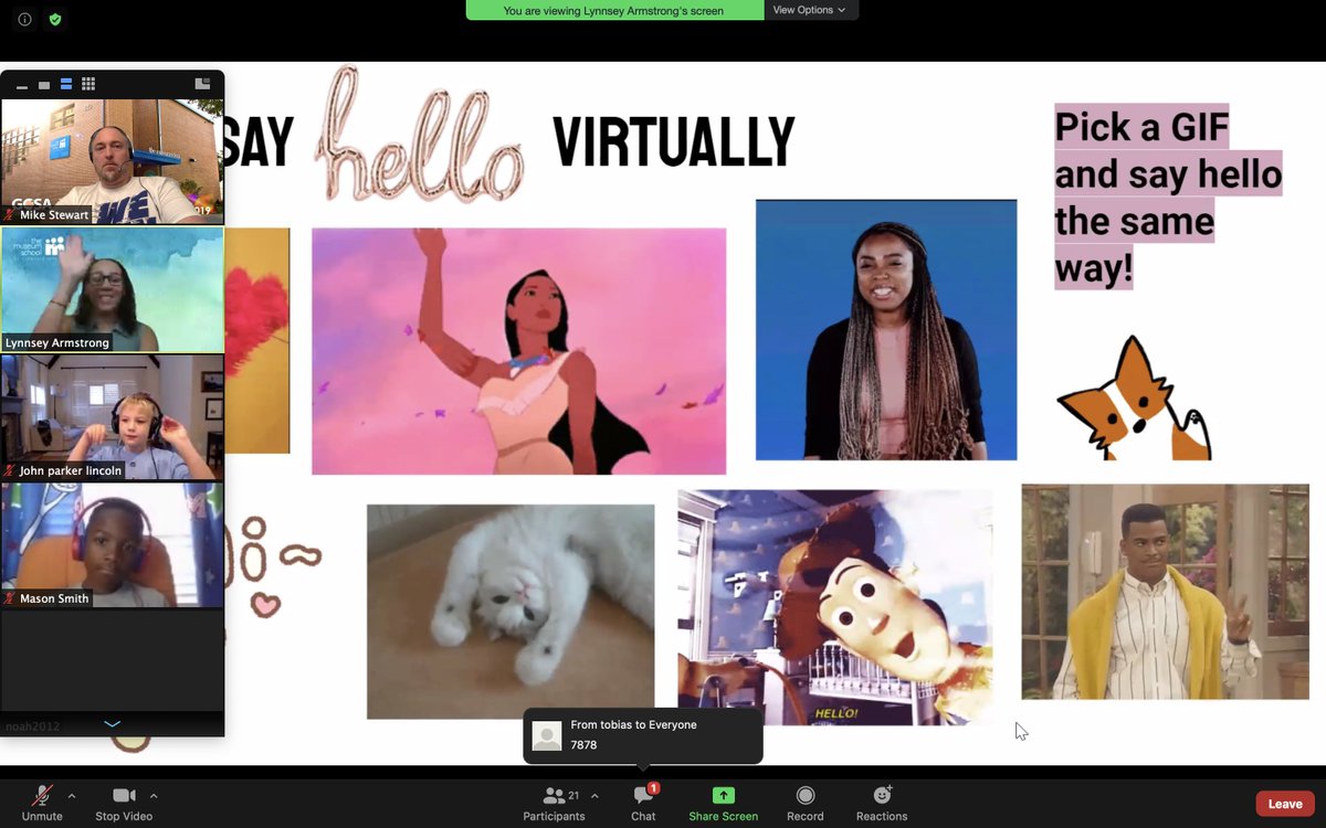 pastor_mike23's tweet photo. We are off to a great start this morning @themuseumschool! I enjoyed getting to say hello virtually with Ms. Armstrong's third grade class! Of course I chose Carlton! https://t.co/HRWKcyrcgx