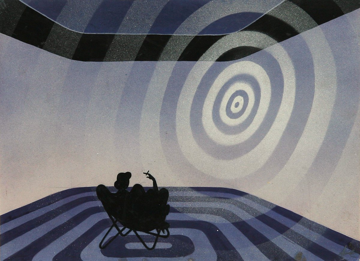 FedeItaliano76's tweet image. Illustrations for Ray Bradbury's 'Fahrenheit 451' painted in the 1950s by Soviet artist Andrey Sokolov (1931–2007)—and here instagram.com/p/CEBu3XsDJpM/…