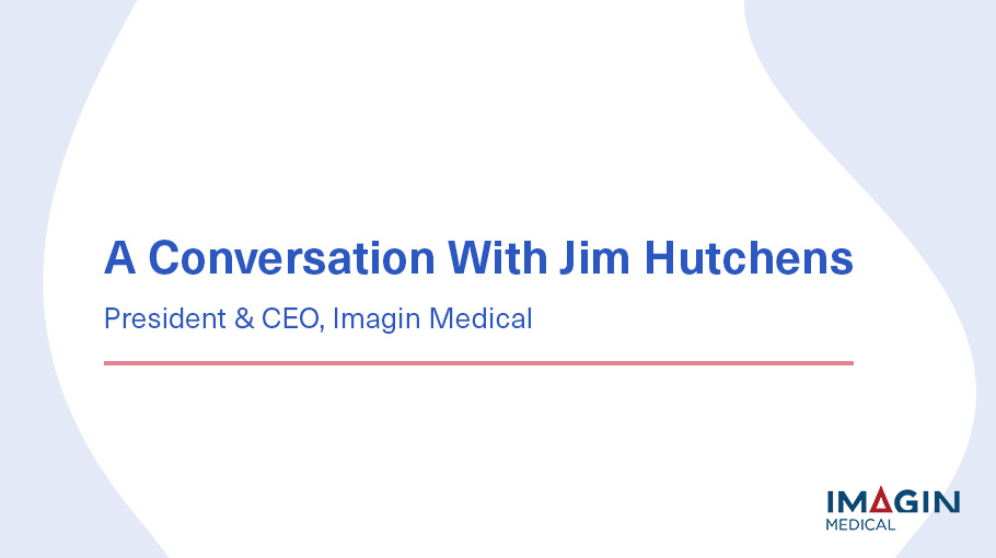 ImaginMedical's tweet photo. Imagin Medical President &amp; CEO Jim Hutchens talks about the many advantages of the i/Blue Imaging System &amp; how Imagin's technology has the potential to establish a new standard of care in #BladderCancer visualization. Watch the interview here: https://t.co/mMtDRriBxe $IME $IMEXF https://t.co/lB4e1pHaXA
