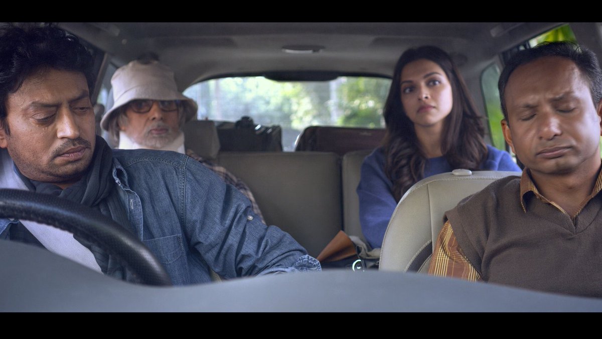 Bhaskor decides to take a journey to Kolkata, where he has his ancestral house named after his mother. The trip takes place, incidentally, Rana becomes their escort, and the cute thing Rana does do make Piku sit beside him, and the Singhasan. This journey is never boring.