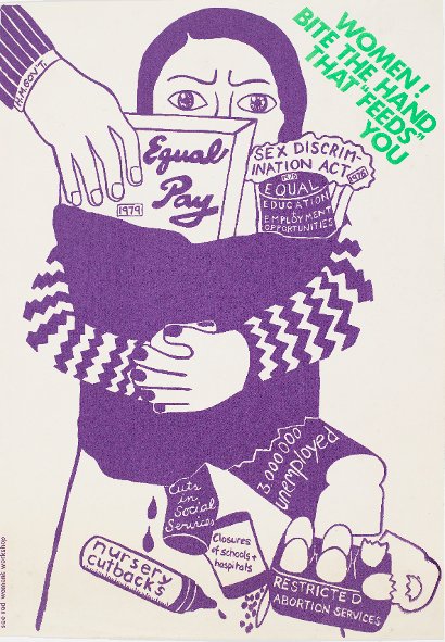 You can tell that they were a collective because they used a wide range of message mediums (like cartoon strips!) as well as colour combinations