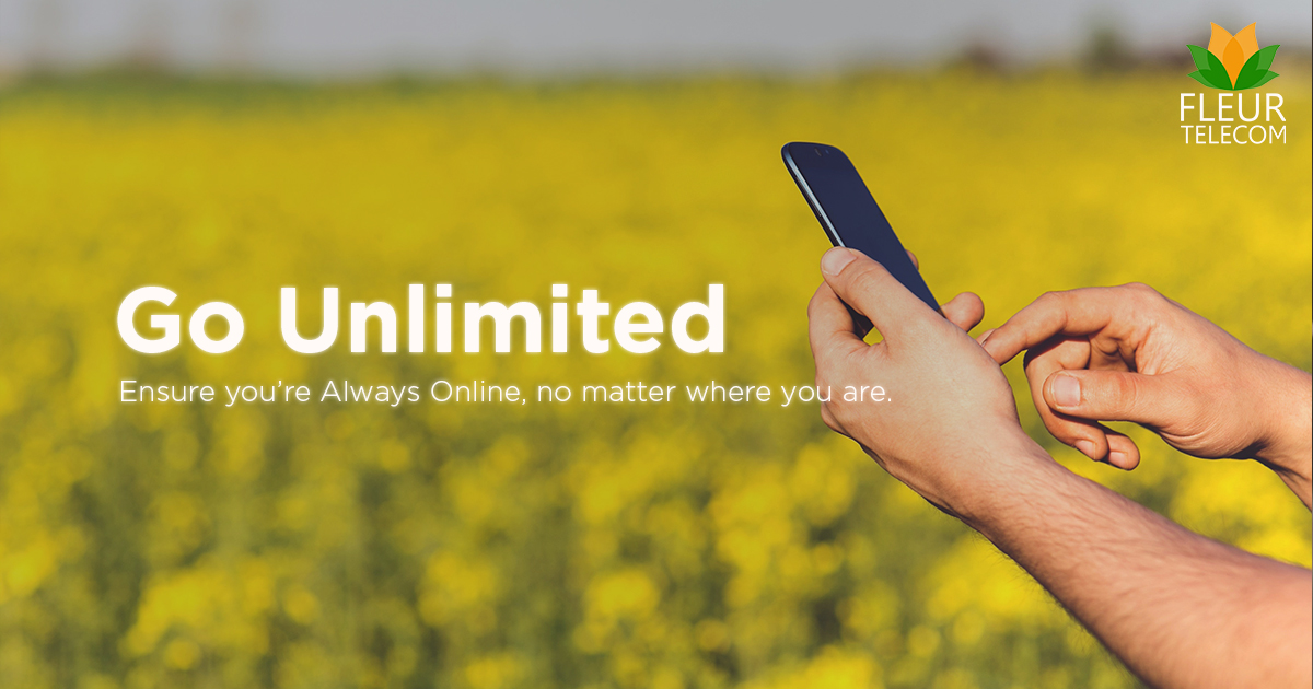 FleurTelecom's tweet image. With today’s current climate, we know how important it is to ensure that you can always stay connected, no matter where you are.

Here at Fleur, we are proud to offer you unlimited data plans to enable you to live your life stress-free. Connect to the world, from anywhere.