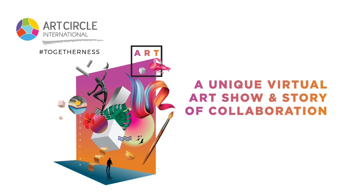 Ever heard of a virtual art exhibition? well @DeArtsPlace in collaboration with Art Circle International is bringing this event to your mobile screens on the 19th-31st of August 2020. 
 #artcollectors #internationalart #artexhibition #bbnaijalockdown2020