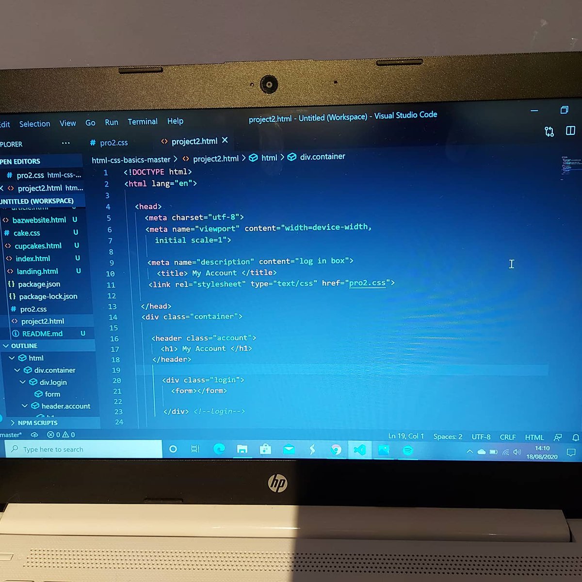 BarryWaldron2's tweet photo. Feeling positive and head is in total study mode......
.
.
#codinglife #codingisfun #HTML #newbiedeveloper #DEVCommunity #developerwannabe https://t.co/R2bpXhhwWN