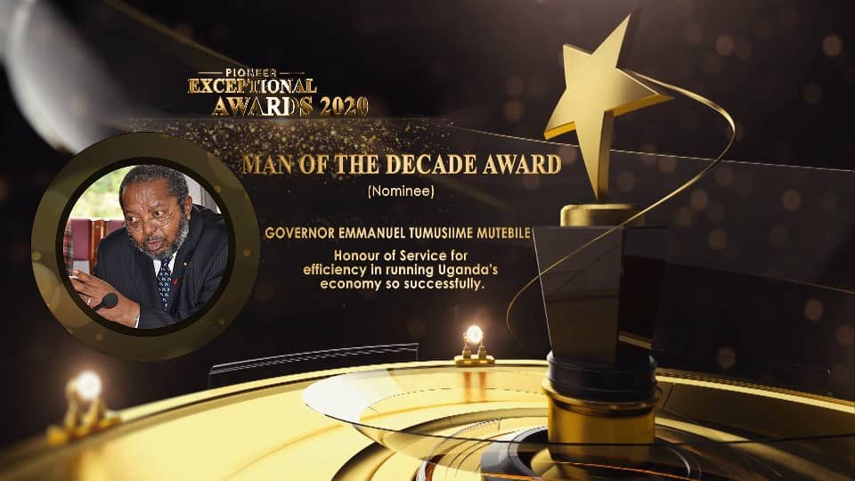 EDWFug's tweet photo. Our fourth nominee is Governor Emmanuel Tumusiime Mutebile. He is nominated to honor his service and efficiency in running Uganda’s economy so successfully.
#Exceptionalawards
#eas2020
#unsungheroes
#ManOfTheDecadeAward
@BOU_Official
@mofpedU https://t.co/DZVcuSufl1