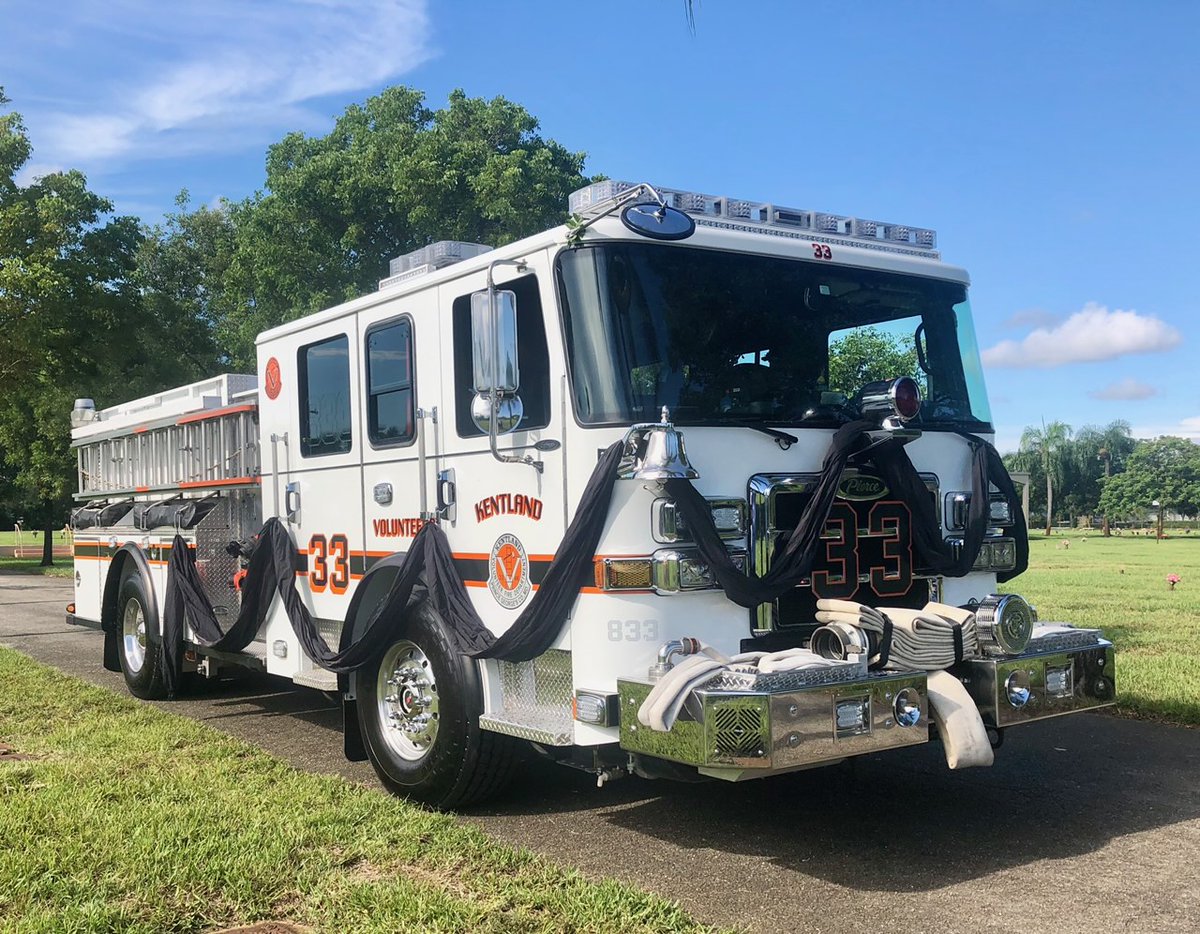 Kentland33's tweet image. Kentland Founder Bob Baeschlin Laid to Rest. “Always do whatever is necessary to get a fire truck, with firemen ready to do the job, to the fire”