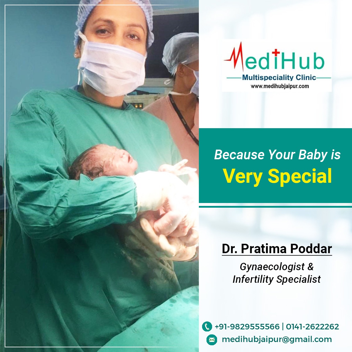 MedihubJ's tweet photo. Dr. Pratima Poddar - Director at MediHub Multispeciality Clinic has more than 10 years of experience in treating infertility problems and women health issues.
https://t.co/BCk10nO4b5 https://t.co/rxrO9mDgKb
#childbirth #gynaecology #gynaecologist #infertilityspecialist https://t.co/VvNjXIm89a